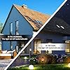 Solar Torch Light with Flickering Flame, Outdoor Solar Lights for Yard, with 96 LED Torches, 43 Inches Long, Waterproof LED Night Light - 2 Pcs
